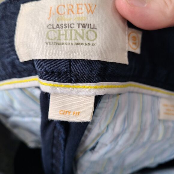 J. Crew Womens Classic Twill Chino Short Navy Size 10 City Fit Neutral Everyday - Picture 5 of 9